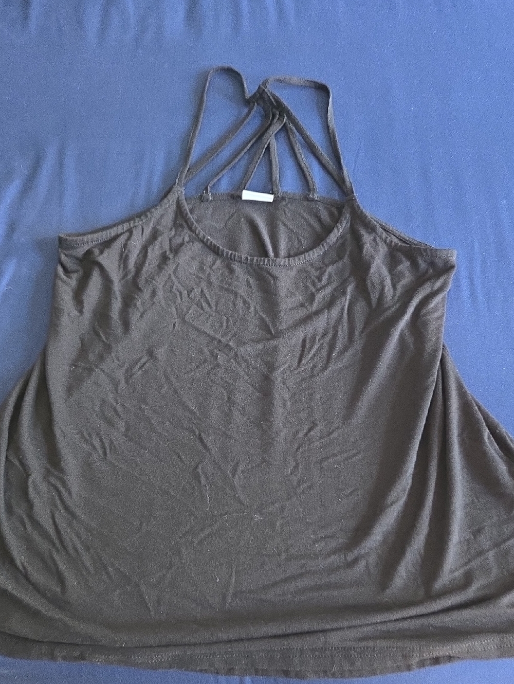 Lascana Black Strappy Women's Tank Top